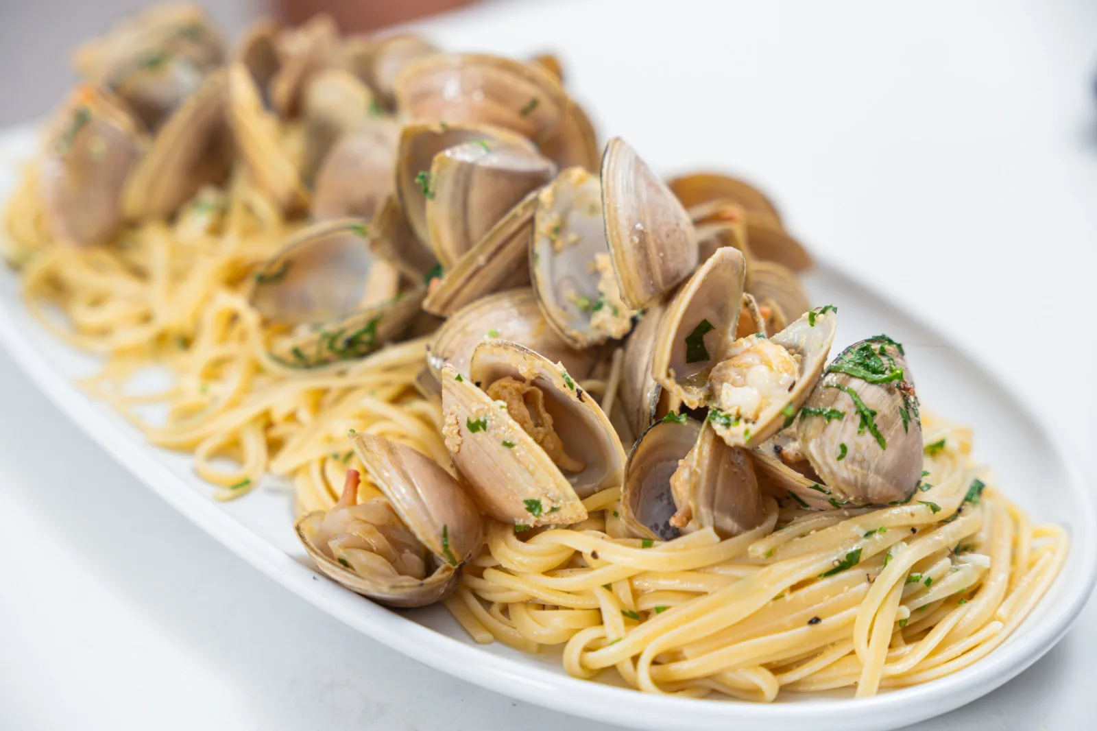 Linguine alle vongole by Chef Gabriele Franco